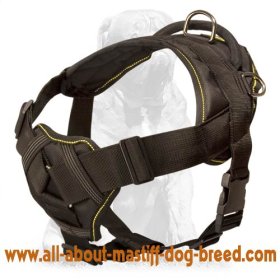 Nylon Multi-Purpose Dog Harness with Chest Plate for Mastiff Nylon Multi-Purpose Dog Harness with Chest Plate for Mastiff
