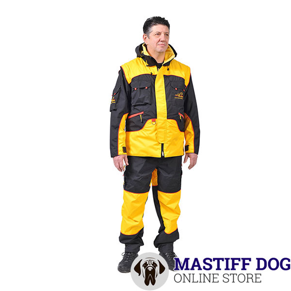 Protection Dog Training Suit of Water Resistant Fabric